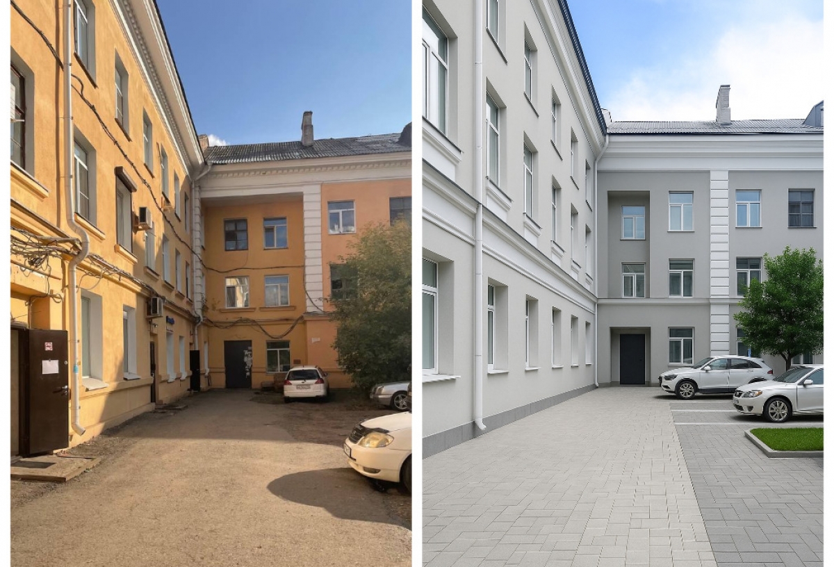 ДВОРческая мастерская: вайб Питера и место для съемок ремейка «Брата». Как ИИ изменил вид дворов в ЛАО в Омске