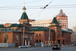 Обрушился вход в здание омской епархии
