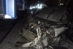 В Омске «Датсун» влетел в грузовой поезд: погибла женщина, еще одна — в больнице