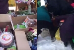 «Там дети, мамашки все - и берут!» - в омской деревне предприниматель организовал бойкую торговлю просроченными продуктами