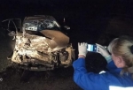 В результате страшной аварии под Омском пострадали два человека