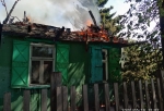 На выезде из Омска произошел серьезный пожар