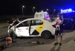 В страшной аварии с «Гелендвагеном» и такси погиб сотрудник омского УФСИН