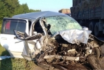 Жесткое ДТП с тремя авто на омской трассе: погибли двое (фото, видео)