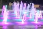 В центре Омска после самоизоляции запустят разноцветный сухой фонтан (видео)