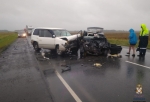 На трассе Тюмень — Омск водитель ВАЗа разбился насмерть в лобовом ДТП