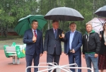 Омские депутаты проверили благоустройство «Городской поляны»
