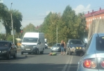 В Омске авто снесло пешехода так, что с него слетела обувь