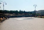 Новый фонтан в центре Омска сломался из-за перегрева