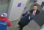 Омский депутат-спортсмен разбил стекло в подъезде (видео) 