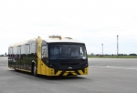 Из Минска доставили перронный автобус, который омский аэропорт купил за 22 млн рублей