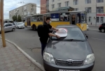 Омские активисты «СтопХам» спустя год вышли на охоту за нарушителями парковки
