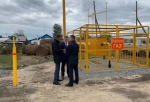 В селе Степном Марьяновского района завершили строительство газопровода