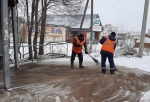 Дорожные службы приводят в порядок Омск после выпадения снега