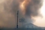 «Скот сгорел вместе с сараями, не успели спасти» — в Омской области практически полностью выгорела деревня в Любинском районе