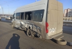 В Омске маршрутка с 16 пассажирами попала в массовое ДТП: есть пострадавшие
