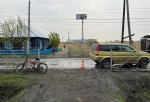 В Омской области машина сбила ребенка на велосипеде