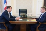 Виталий Хоценко обсудил с главой омских справедливороссов Андреем Жуковским дальнейшее сотрудничество