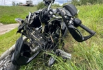 Два иностранца серьезно пострадали в ДТП с мотоциклом на омской трассе