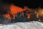  В Омской области вместе с домом сгорел его хозяин