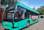 В Омске на одном из магистральных маршрутов запустили электробус