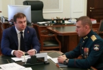 Губернатор Хоценко встретился с участником президентской программы «Время героев» Кириллом Лесковым