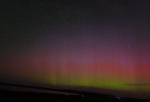 Омская область озарилась северным сиянием минувшей ночью