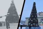 От 40-ых годов до современности: как выглядели главные городские елки Омска разных эпох 