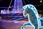 ОНПЗ оформил новогодние площадки в Омске