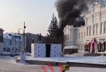 В центре Омска произошел пожар на улице Ленина 