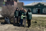 Омские «Зеленые» провели субботник в центре города