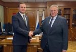 Виталий Хоценко обсудил с вице-премьером РФ Алексеем Оверчуком международные мероприятия в Омске