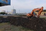 Рядом с омским метромостом на Левобережье начали строить новую развязку