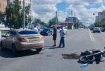 В Омске в аварии пострадал 17-летний водитель питбайка