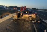 Водитель погиб на трассе Омск - Черлак, врезавшись в ограждение