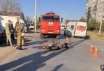 В Омске пассажирский автобус №89 сбил несовершеннолетнего мотоциклиста