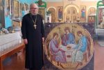 Для храма в Тевризе создали уникальную мозаичную икону