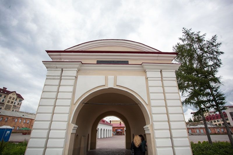 Тарские ворота омской крепости