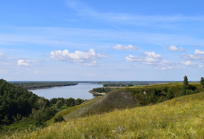 Омская область берег драверта