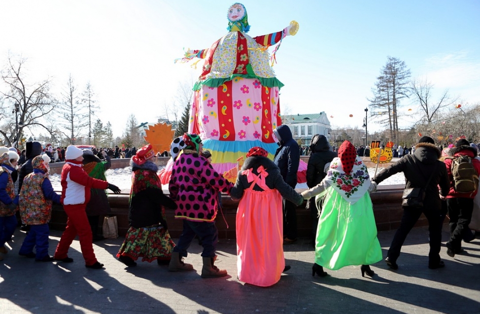 В Омске прошли масленичные гуляния (фото)