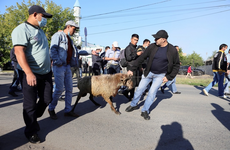 Курбан байрам в москве бараны