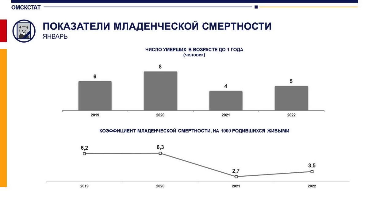 В Омской области вырос уровень младенческой смертности