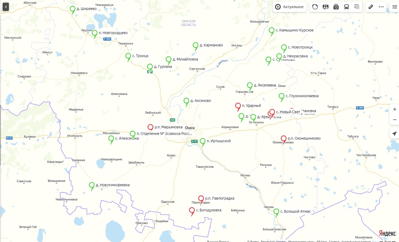 Карта таврическое омской. Карта Таврического района Омской области.