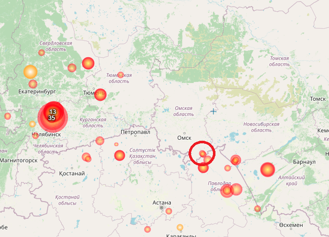 Карта термоточек мчс россии